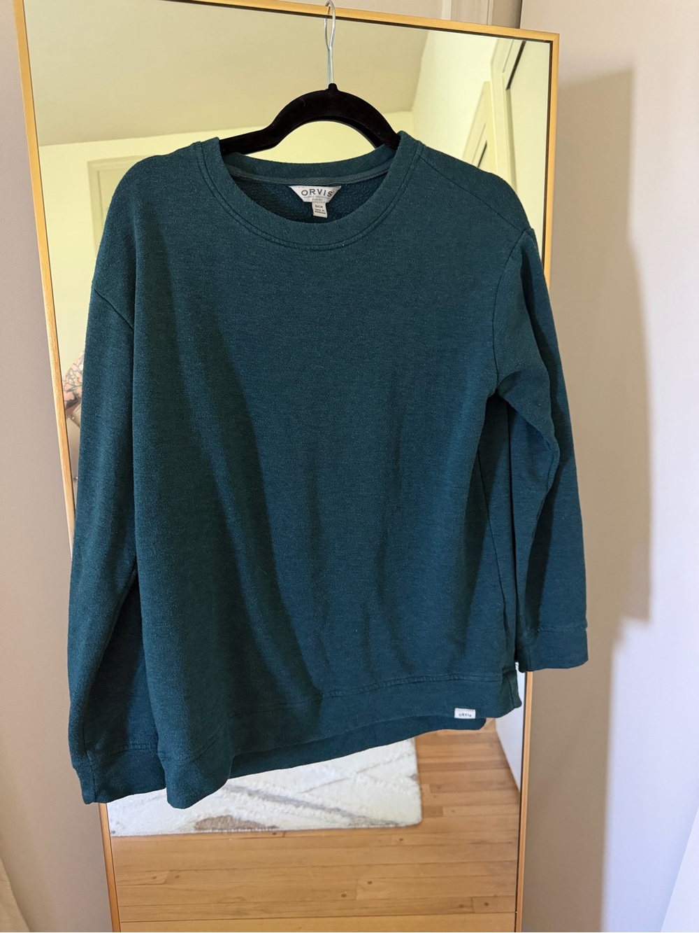 Orvis Forest Green Crewneck Top